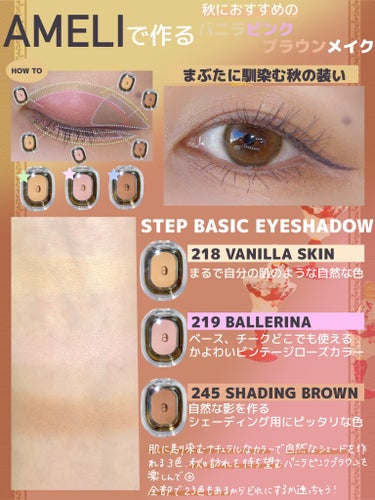 STEP BASIC EYESHADOW/Ameli/パウダーアイシャドウを使ったクチコミ（2枚目）