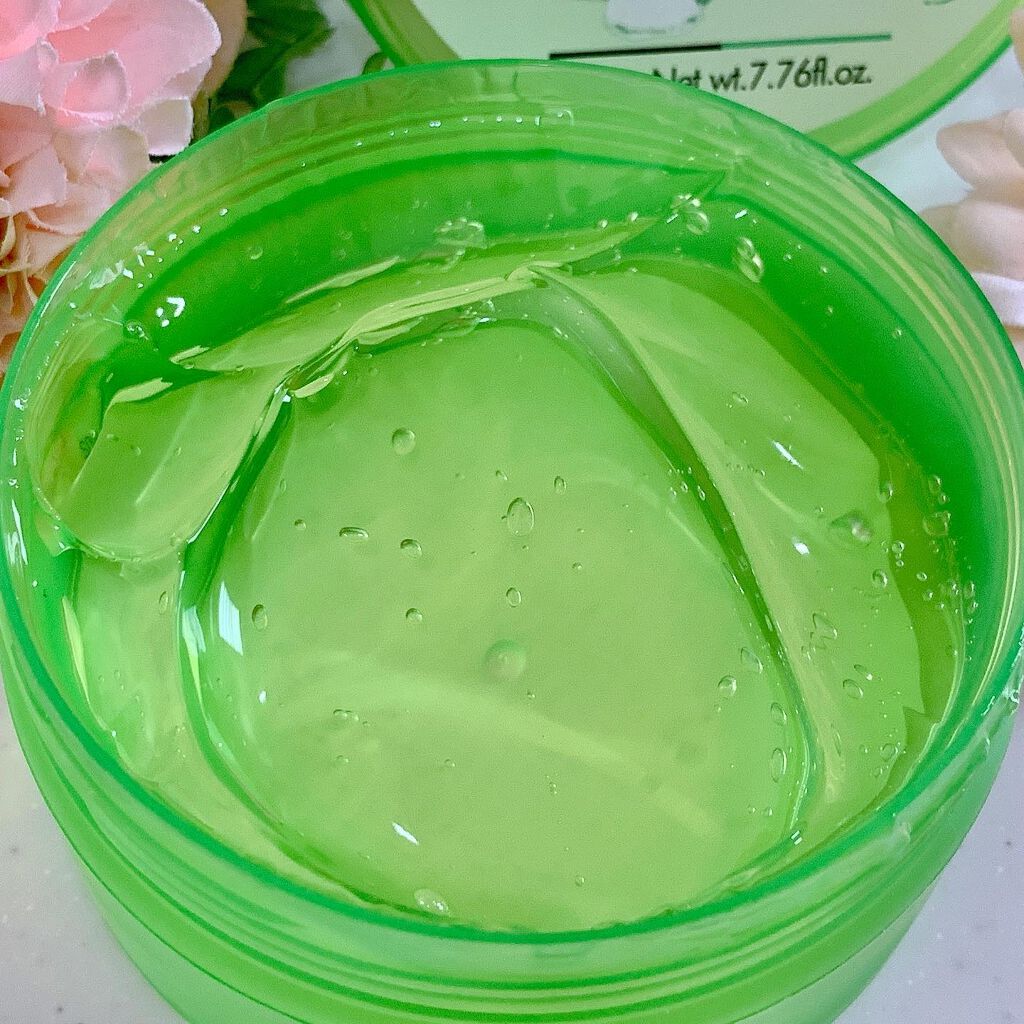 マイルド&モイスチャーアロエジェル/ネイチャーリパブリック/ボディローションを使ったクチコミ(4枚目)