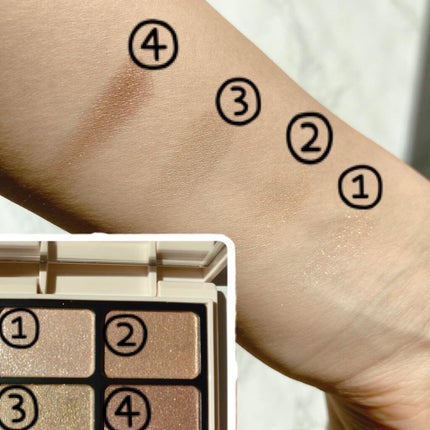 ニュアンスカラーアイズ/Enamor/アイシャドウパレットを使ったクチコミ(3枚目)