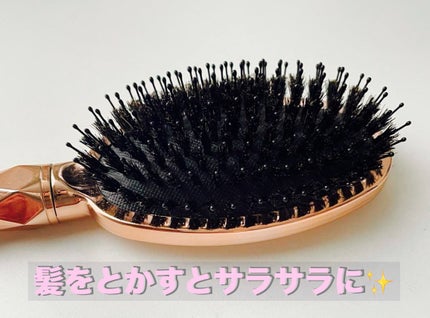 シヴ ベントオーバル ヘアブラシ/フランフラン/その他スタイリングを使ったクチコミ(3枚目)