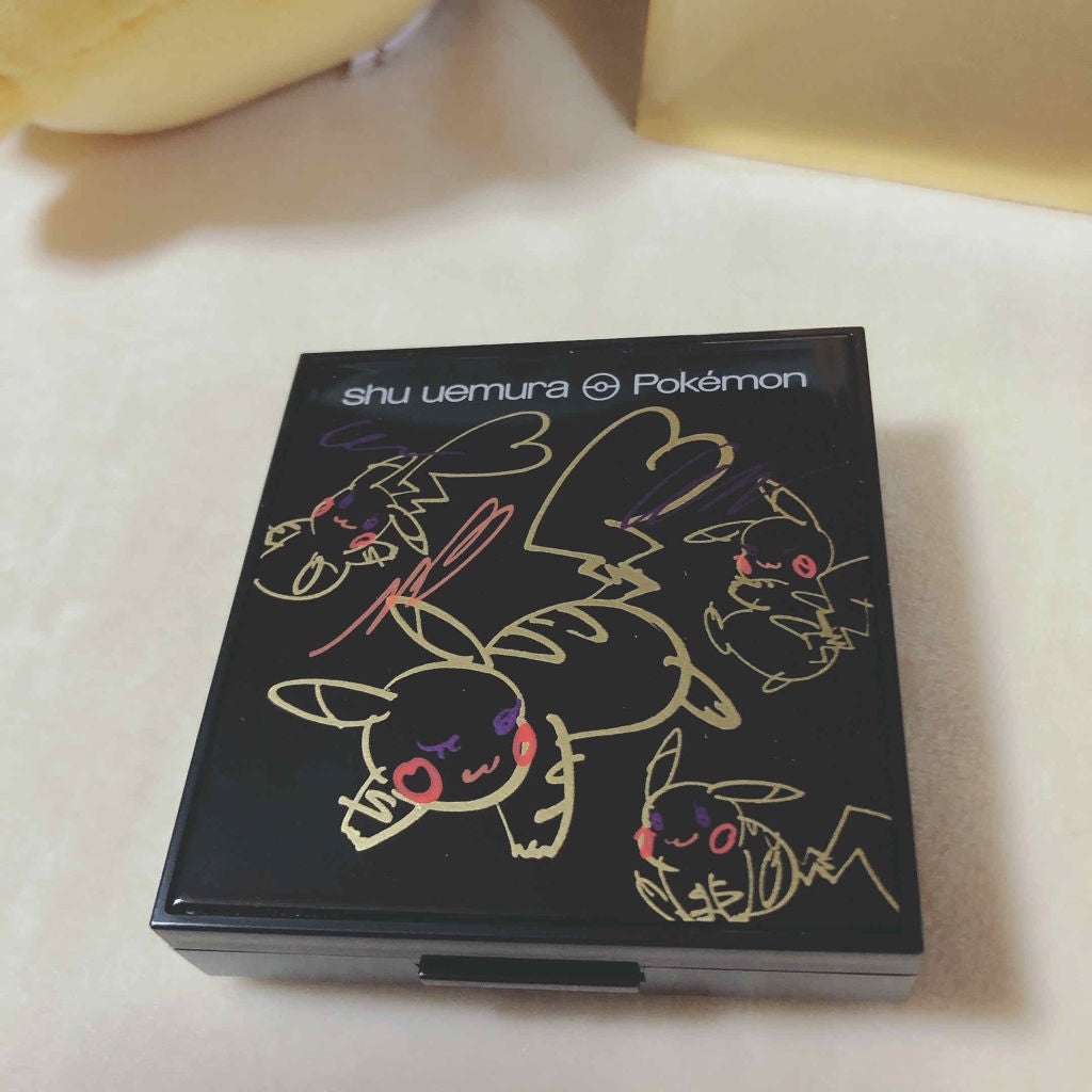 ピカシュウ グローオン デュオ パレット/shu uemura/パウダーチークを使ったクチコミ(3枚目)