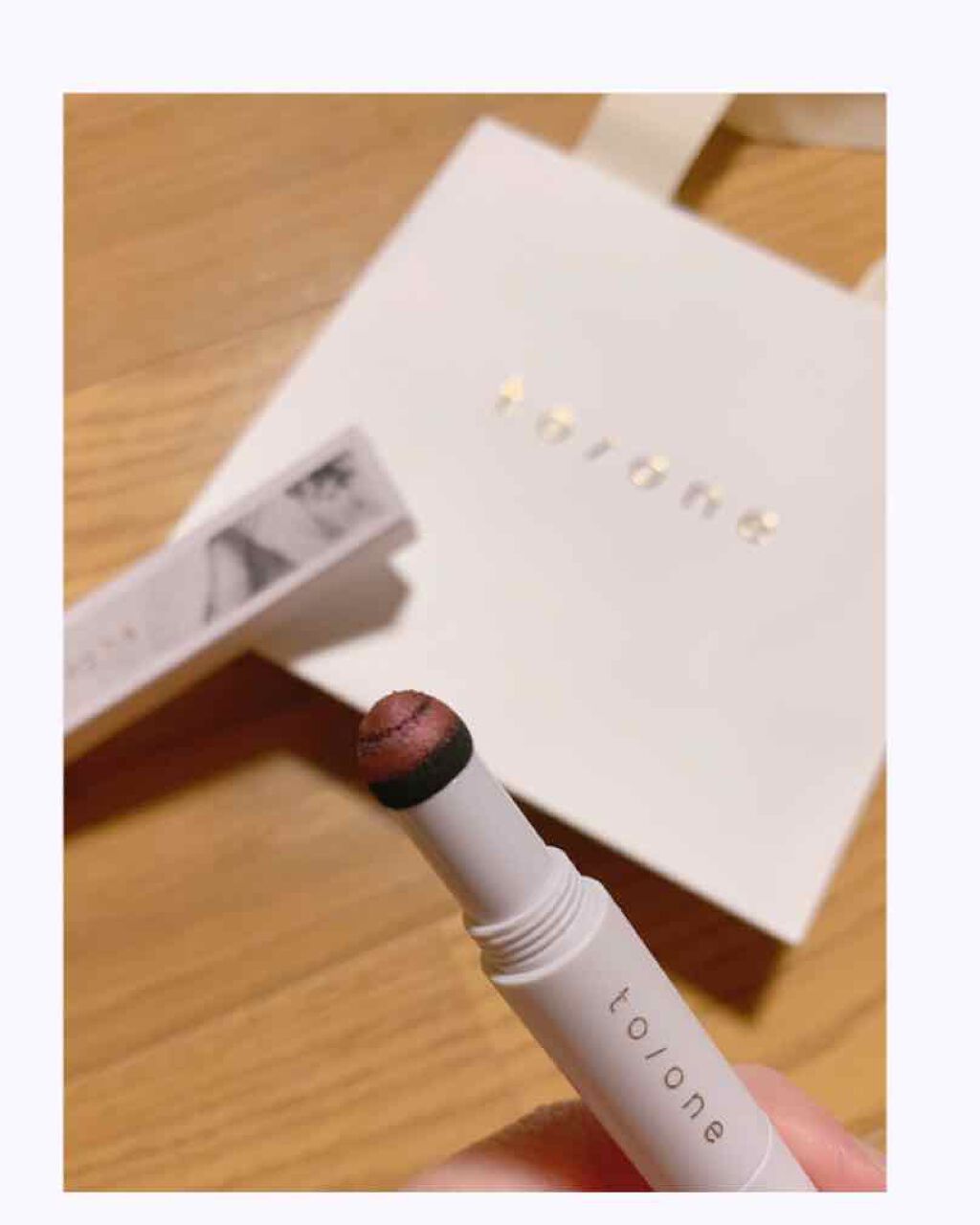 フラワーダスト アイシャドウ 02/to/one/スティックアイシャドウを使ったクチコミ（2枚目）