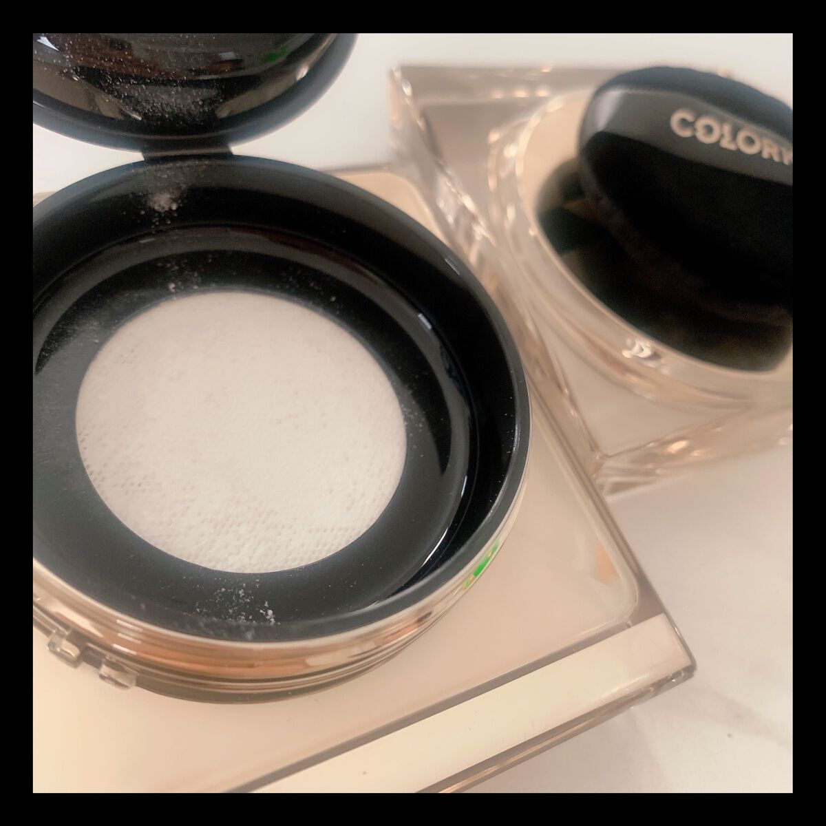 ラスティングルースパウダー/COLORKEY/ルースパウダーを使ったクチコミ(4枚目)