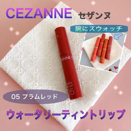 ウォータリーティントリップ/CEZANNE/リップティントを使ったクチコミ(1枚目)