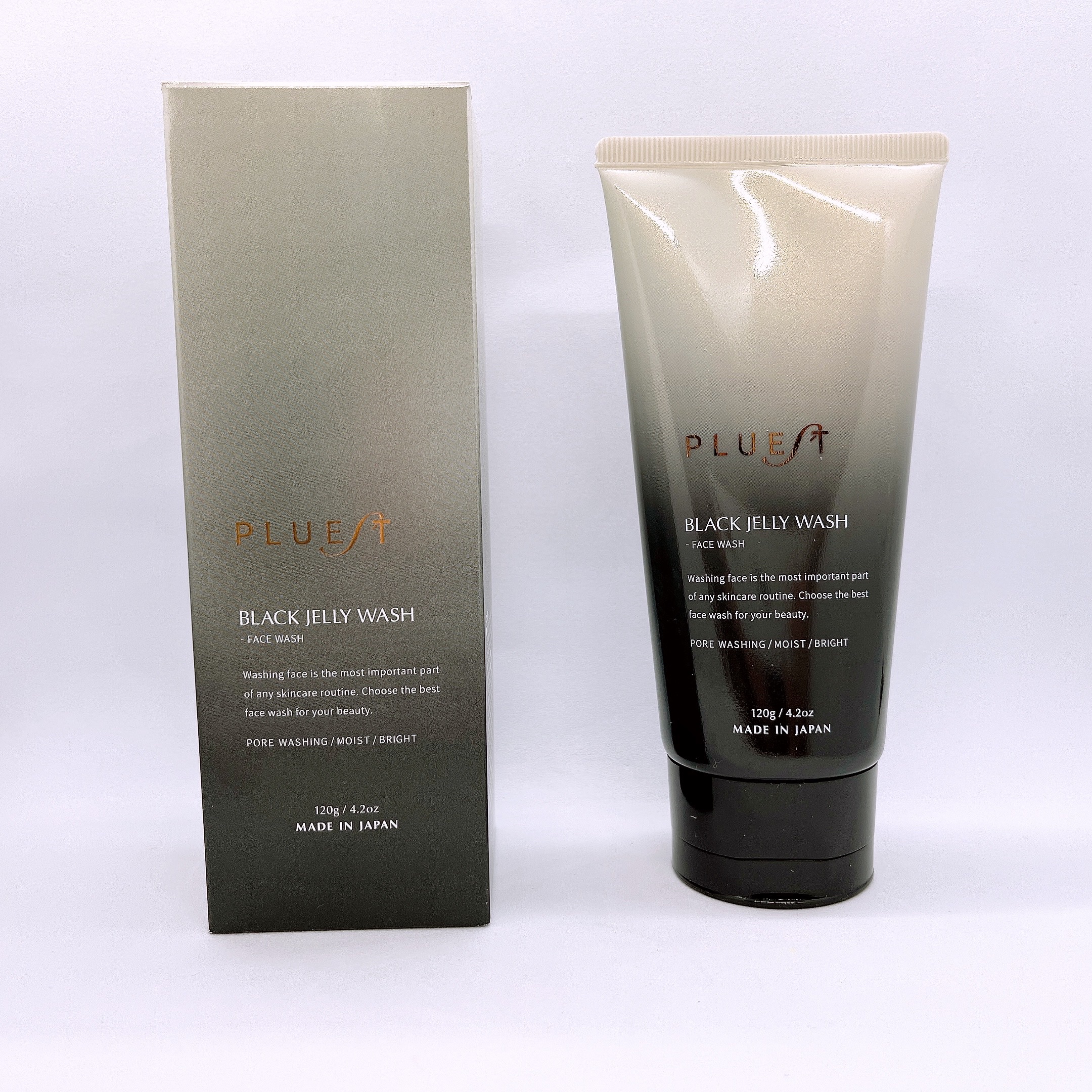 BLACK JELLY WASH（ブラックジェリーウォッシュ）/PLUEST/その他洗顔料を使ったクチコミ（1枚目）