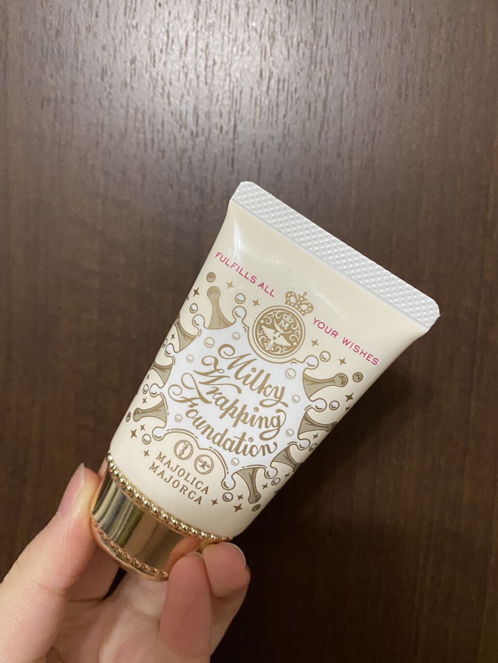 ミルキーラッピングファンデ/マジョリカ マジョルカ/リキッドファンデーションを使ったクチコミ（1枚目）
