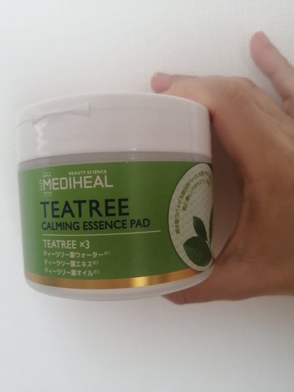 ティーツリーカーミングエッセンスパッド/MEDIHEAL/トナーパッドを使ったクチコミ(3枚目)