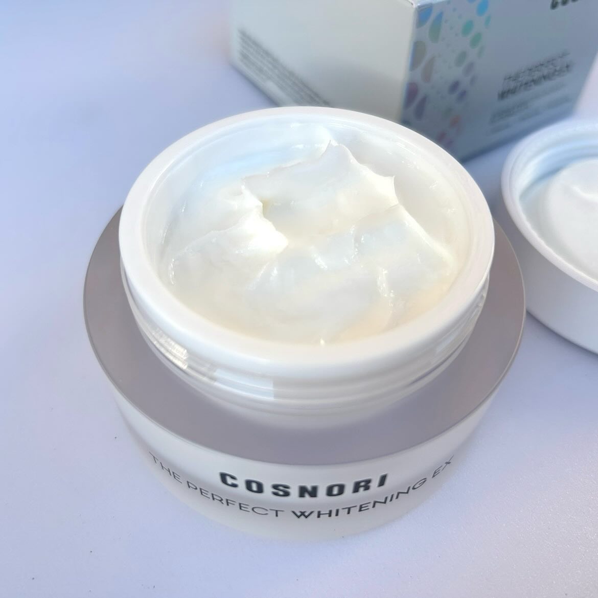 ザパーフェクトホワイトニング EXクリーム/COSNORI/フェイスクリームを使ったクチコミ（2枚目）