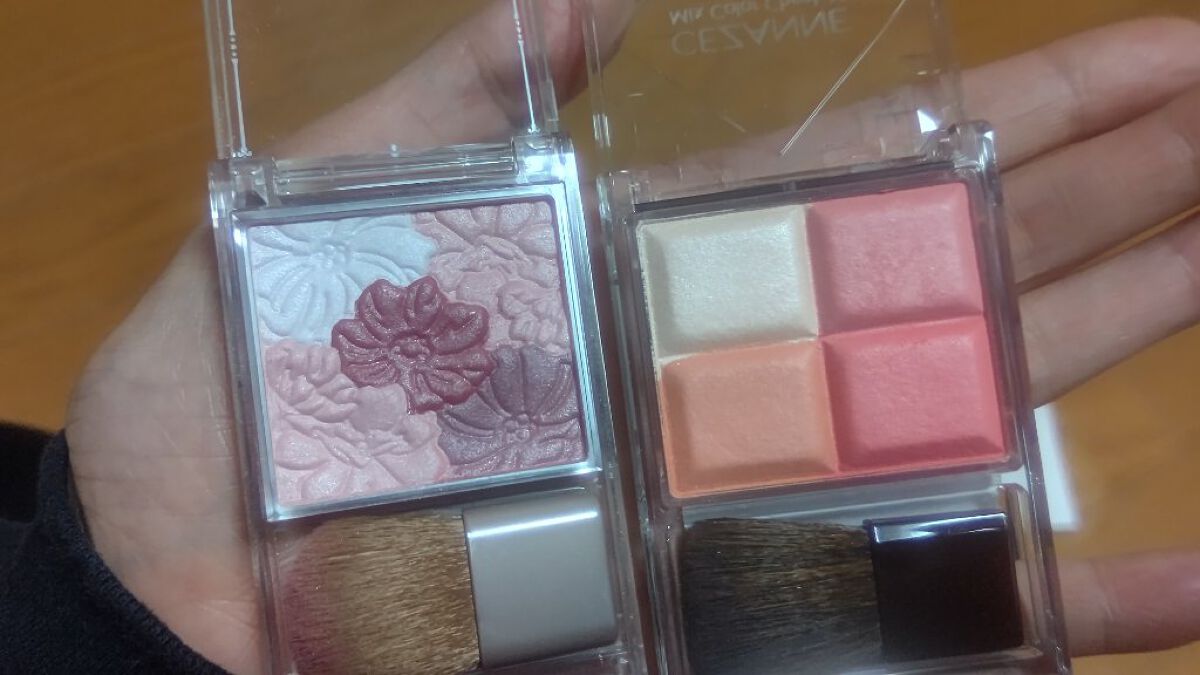 グロウフルールチークス/キャンメイク/パウダーチークを使ったクチコミ（2枚目）