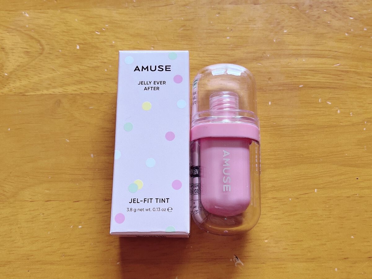 ジェルフィットティント/AMUSE/リップティントを使ったクチコミ（2枚目）