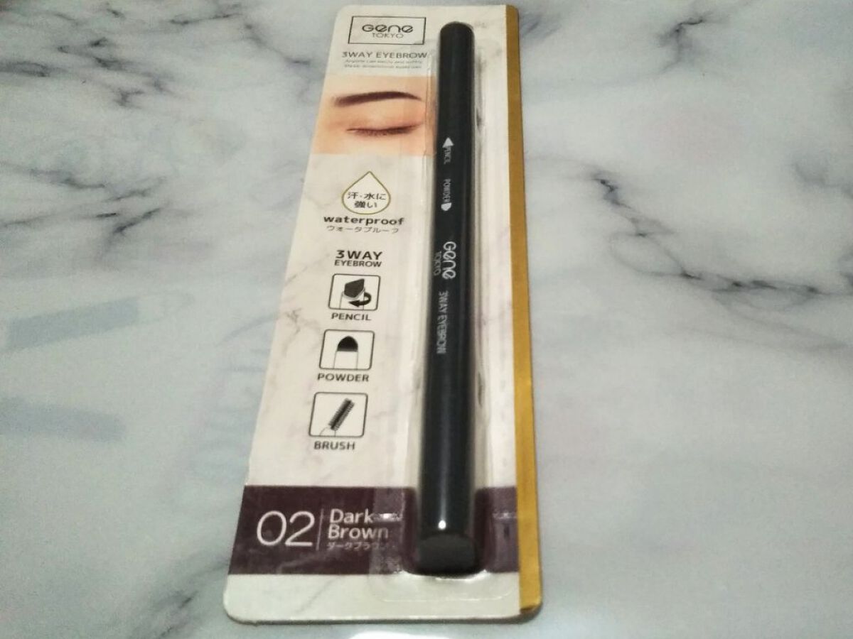 AC シークレット トライアングル ブロウペンシル 02 キャメルブラウン/AC MAKEUP/アイブロウペンシルを使ったクチコミ（1枚目）