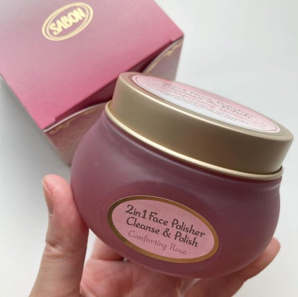 フェイスポリッシャー コンフォーティング・ローズ/SABON/スクラブ・ゴマージュを使ったクチコミ(2枚目)