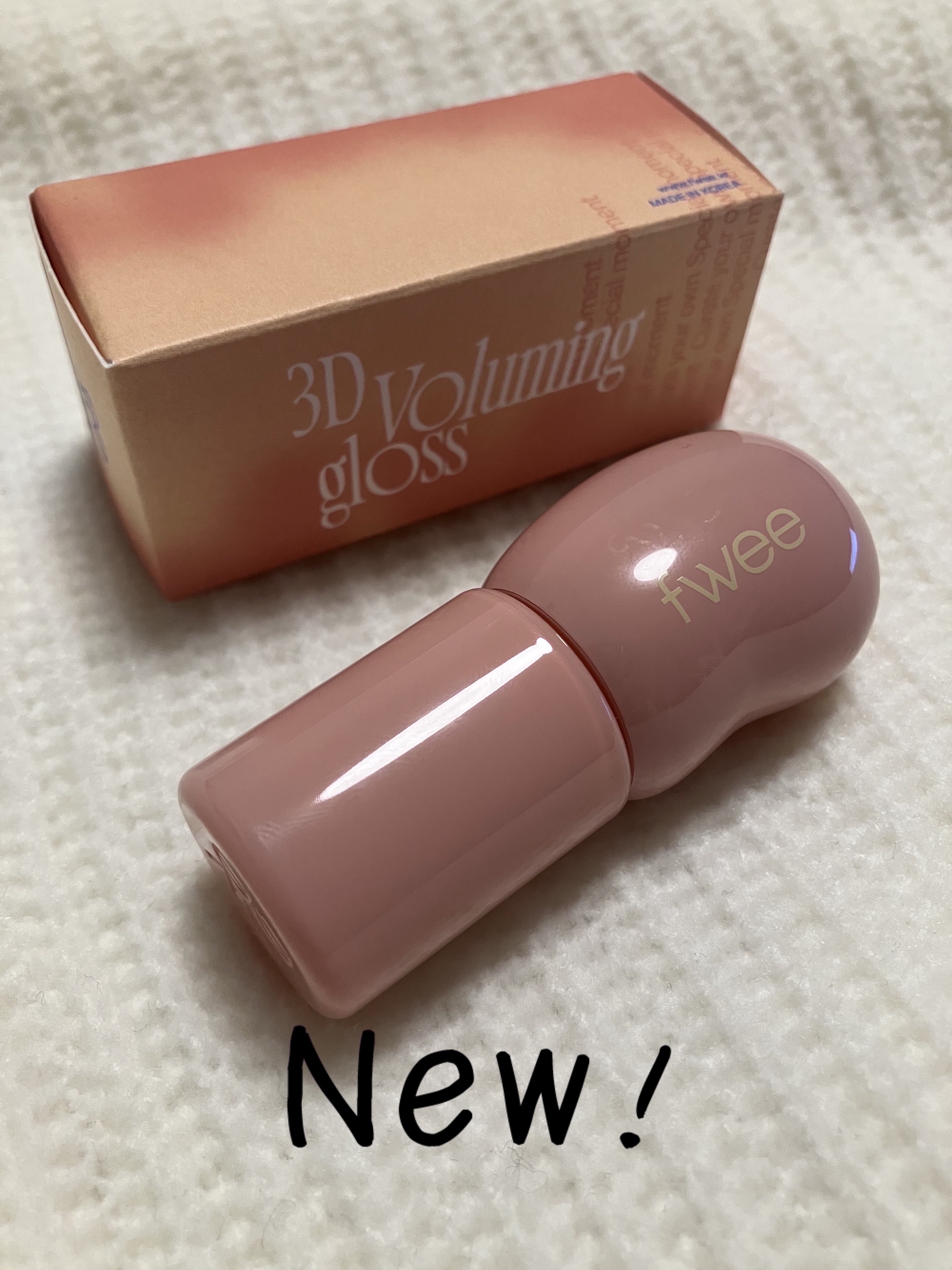 フィー 3Dボリューミンググロス/fwee/リップグロスを使ったクチコミ（2枚目）