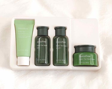 グリーンティーシード クリーム/innisfree/フェイスクリームを使ったクチコミ（3枚目）