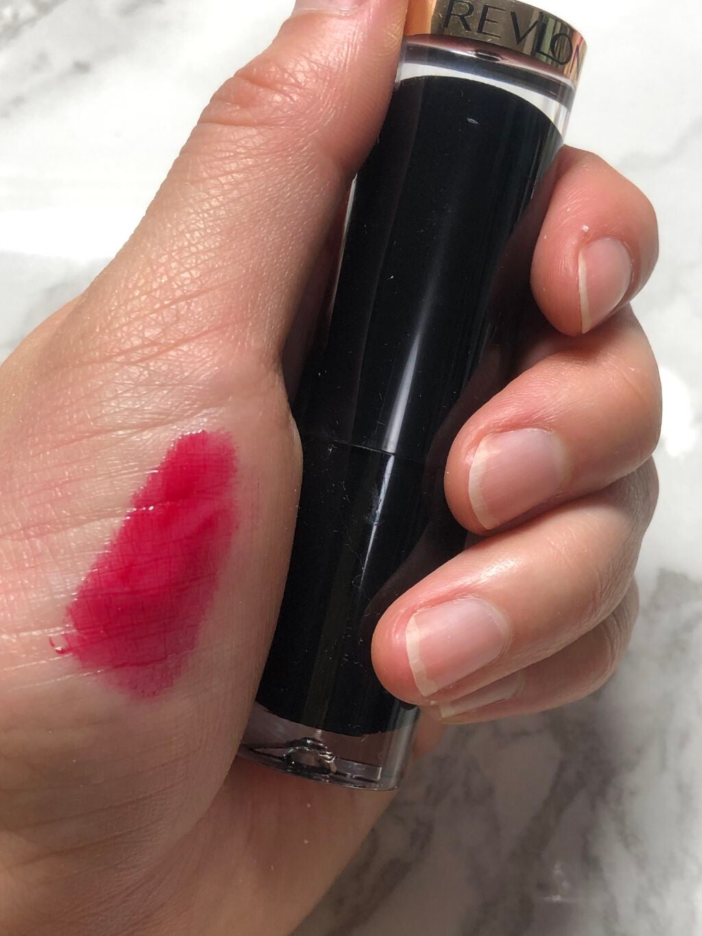 レブロン スーパー ラストラス グラス シャイン リップスティック/REVLON/口紅を使ったクチコミ(1枚目)