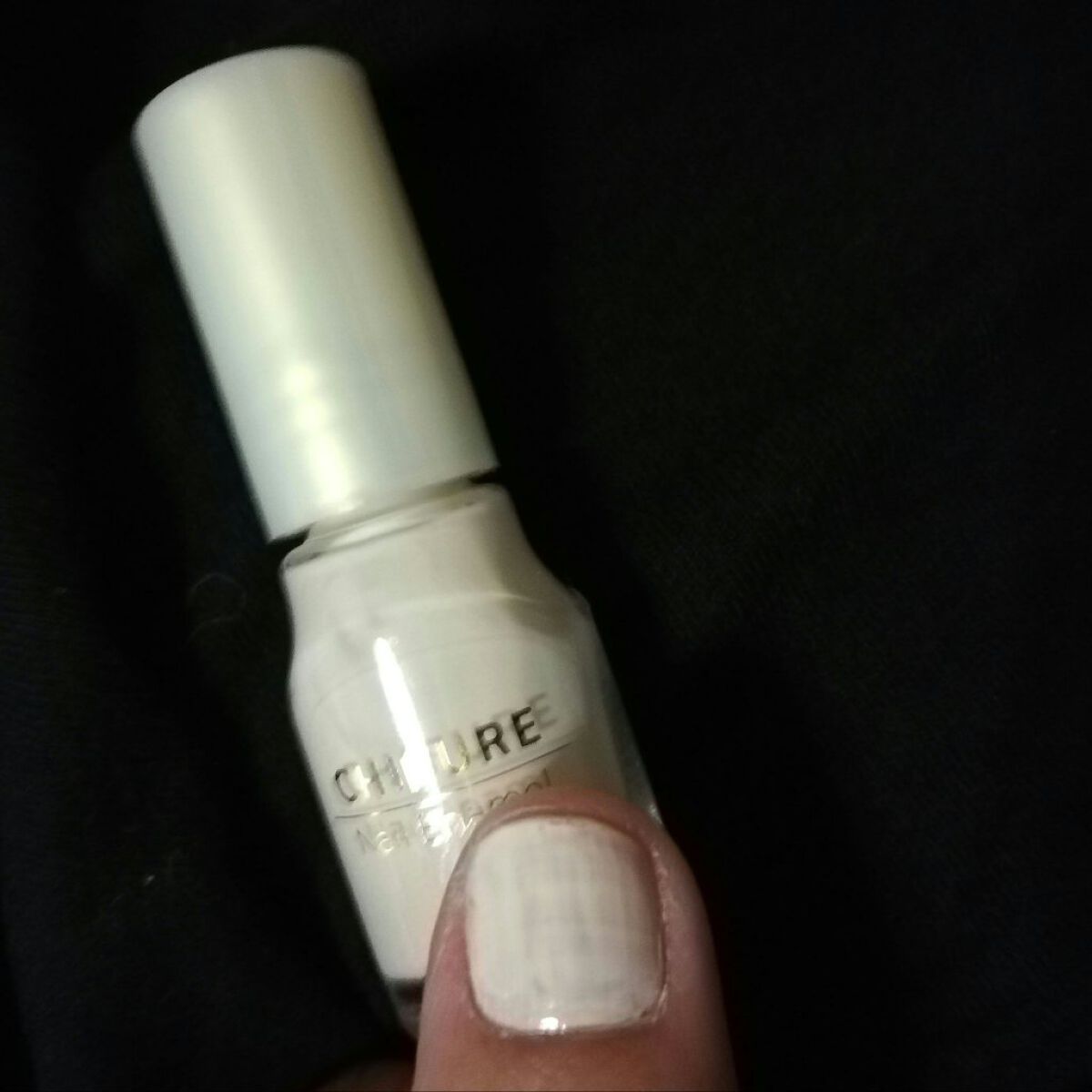 ネイル エナメル 020 ホワイト系/ちふれ/マニキュアを使ったクチコミ（2枚目）