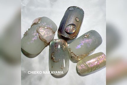 なかやまちえこ on LIPS 「ゆめかわ×ニュアンス💅⠀⠀こちらのデザインは、2/13のTAT..」(5枚目)