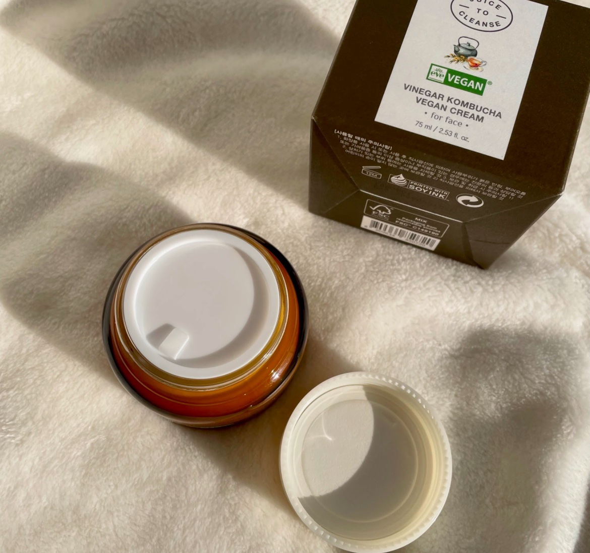 ビネガー コンブチャヴィーガン クリーム/JUICE TO CLEANSE/フェイスクリームを使ったクチコミ（2枚目）