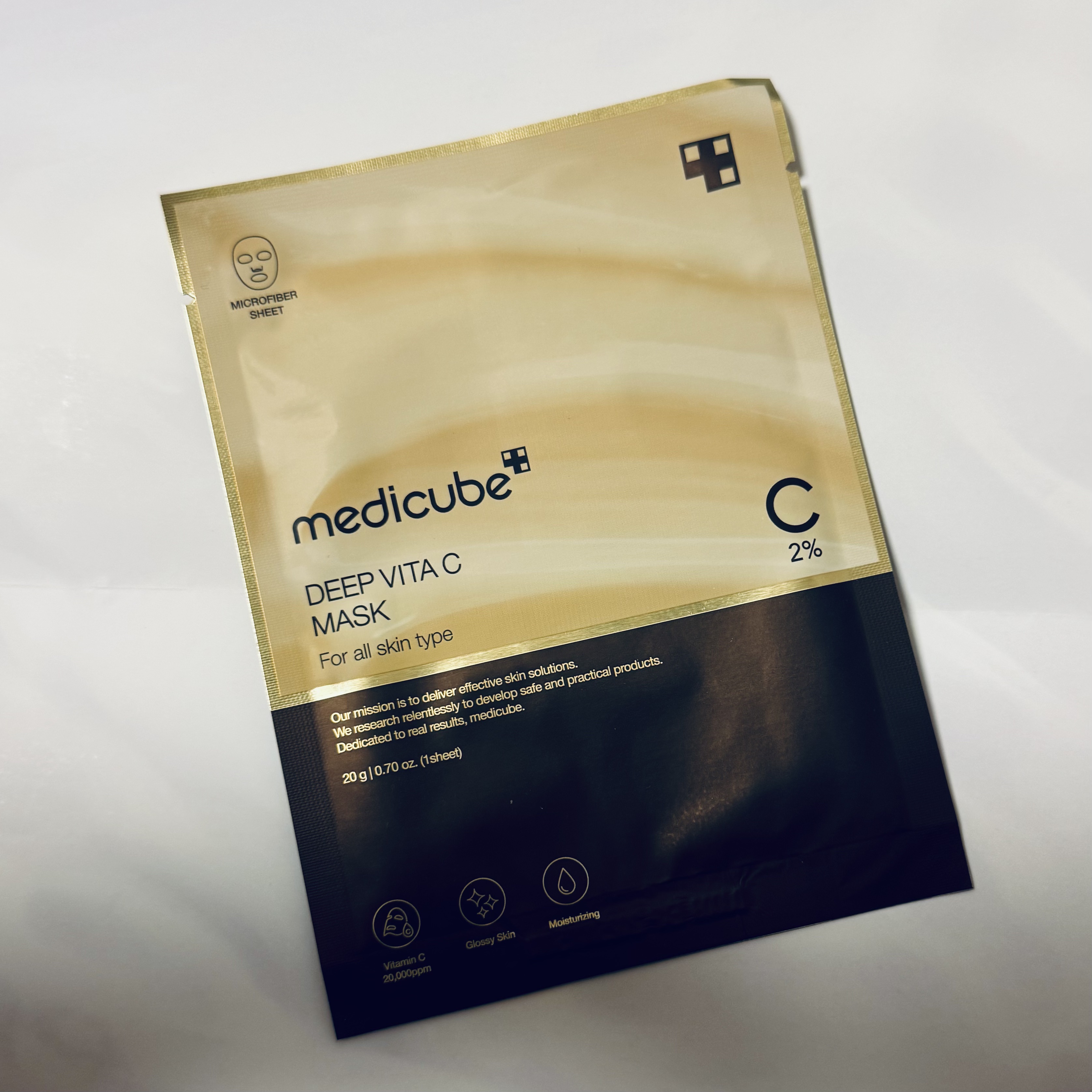 ディープビタ Cマスク/MEDICUBE/シートマスク・パックを使ったクチコミ（1枚目）