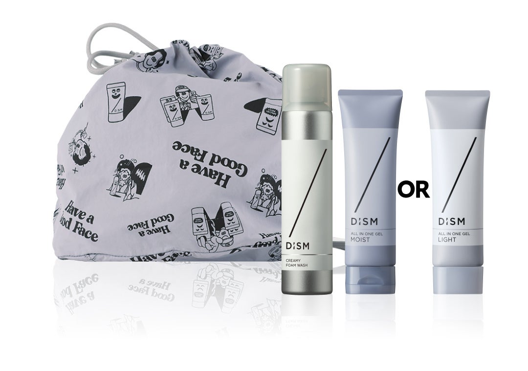 DISM faceオリジナルポーチ付きスペシャルセット