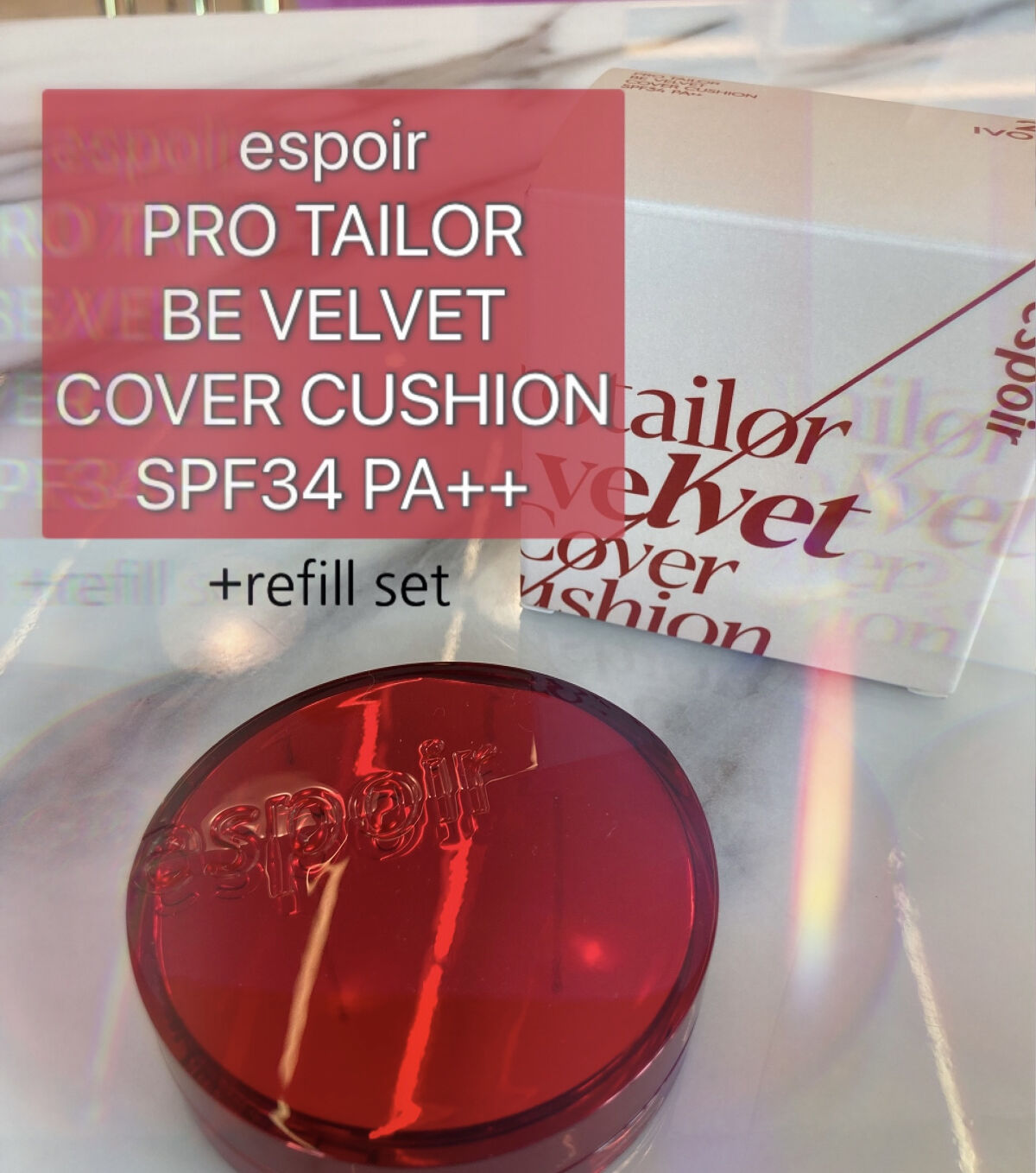 ✴︎ITEM✴︎
espoir(エスポア)
プロテーラービー
ベルベットカバークッション
#21-IVORY
3,190 JPY


他製品のクッションファンデーションが
もうすぐ使い切るところだったので
新調するために色々探してたところ…