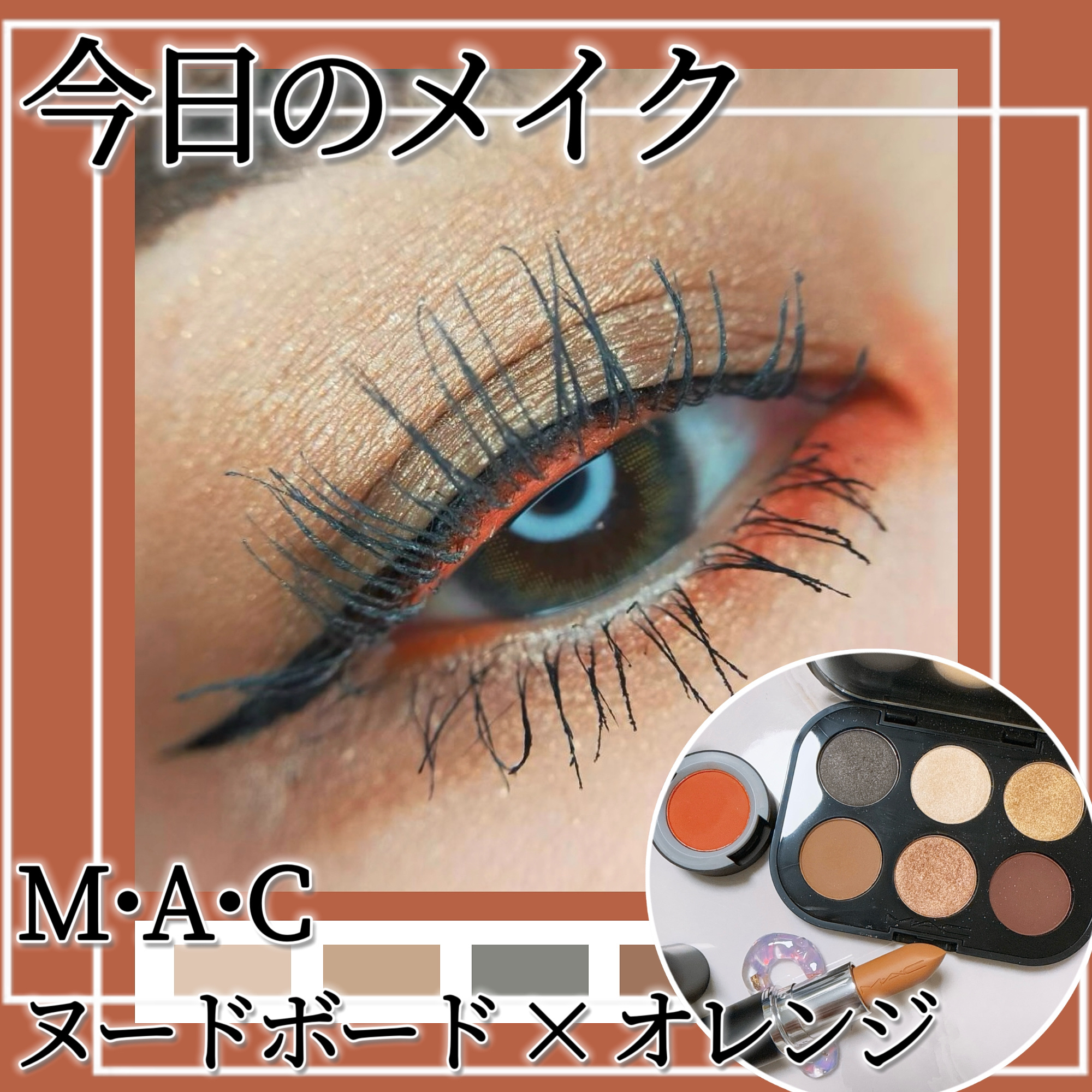 コネクト イン カラー アイシャドウ パレット × 6/M・A・C/アイシャドウパレットを使ったクチコミ（1枚目）