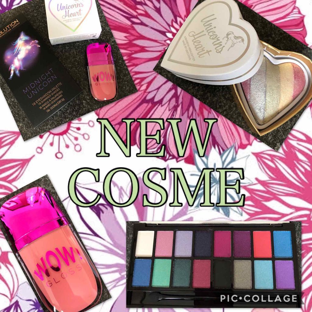 アイシャドウ パレット ミッドナイトユニコーン/MAKEUP REVOLUTION/アイシャドウパレットを使ったクチコミ（1枚目）