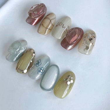 sato 🕊 self nail🫧🤍 on LIPS 「🌼🧊🍊🥛🍋〰️𝖺𝗅𝗅𝗂𝗍𝖾𝗆𝗌𝖬𝖸𝖲𝖳𝖨𝖢𝖩𝖮.ミスティックジ..」（3枚目）