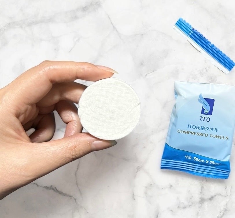 ITO圧縮タオル(大判)/ITO/クレンジングタオルを使ったクチコミ(4枚目)