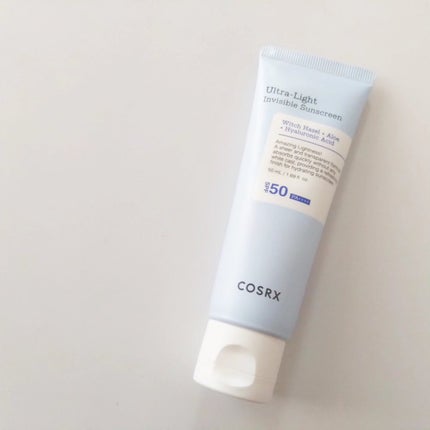 ウルトラライト透明UVクリーム/COSRX/日焼け止めクリームを使ったクチコミ(2枚目)
