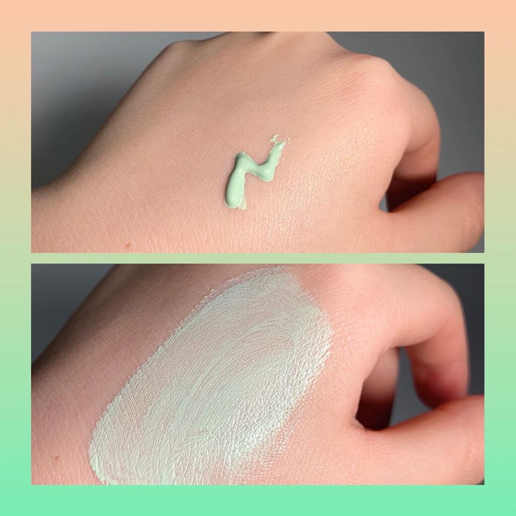 カラーコントロールベース ミントグリーン/COSCOS/化粧下地を使ったクチコミ（2枚目）