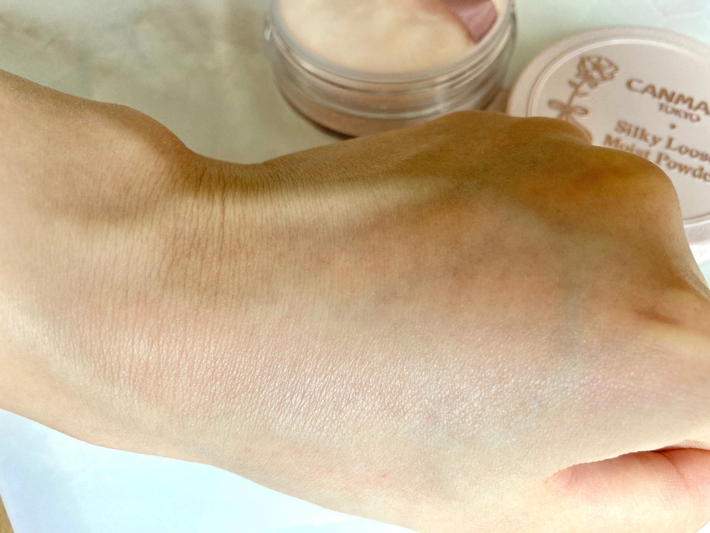 シルキールースモイストパウダー/キャンメイク/ルースパウダーを使ったクチコミ(2枚目)