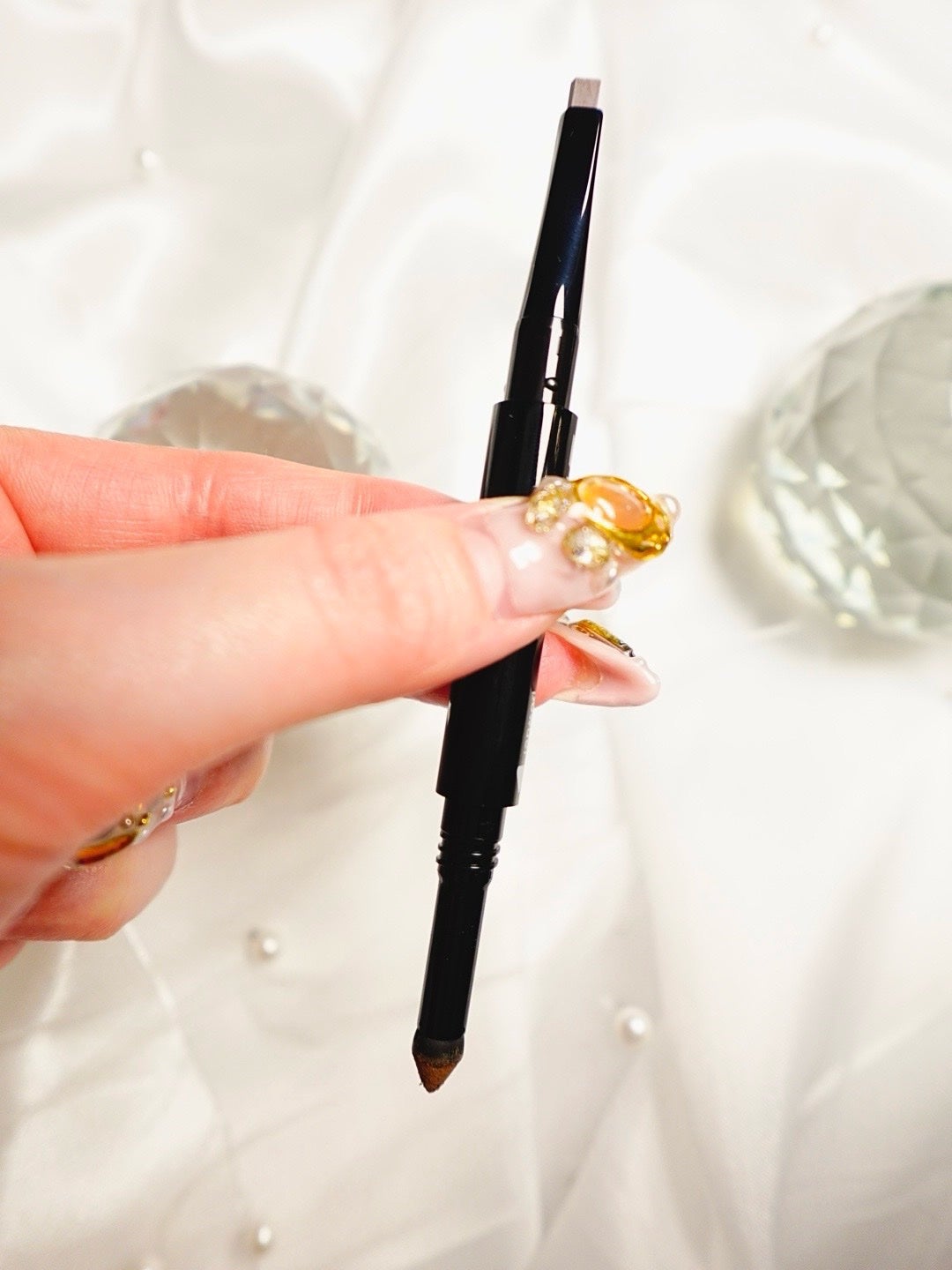 ラスティングデザインアイブロウW (スクエア)/KATE/アイブロウペンシルを使ったクチコミ(2枚目)