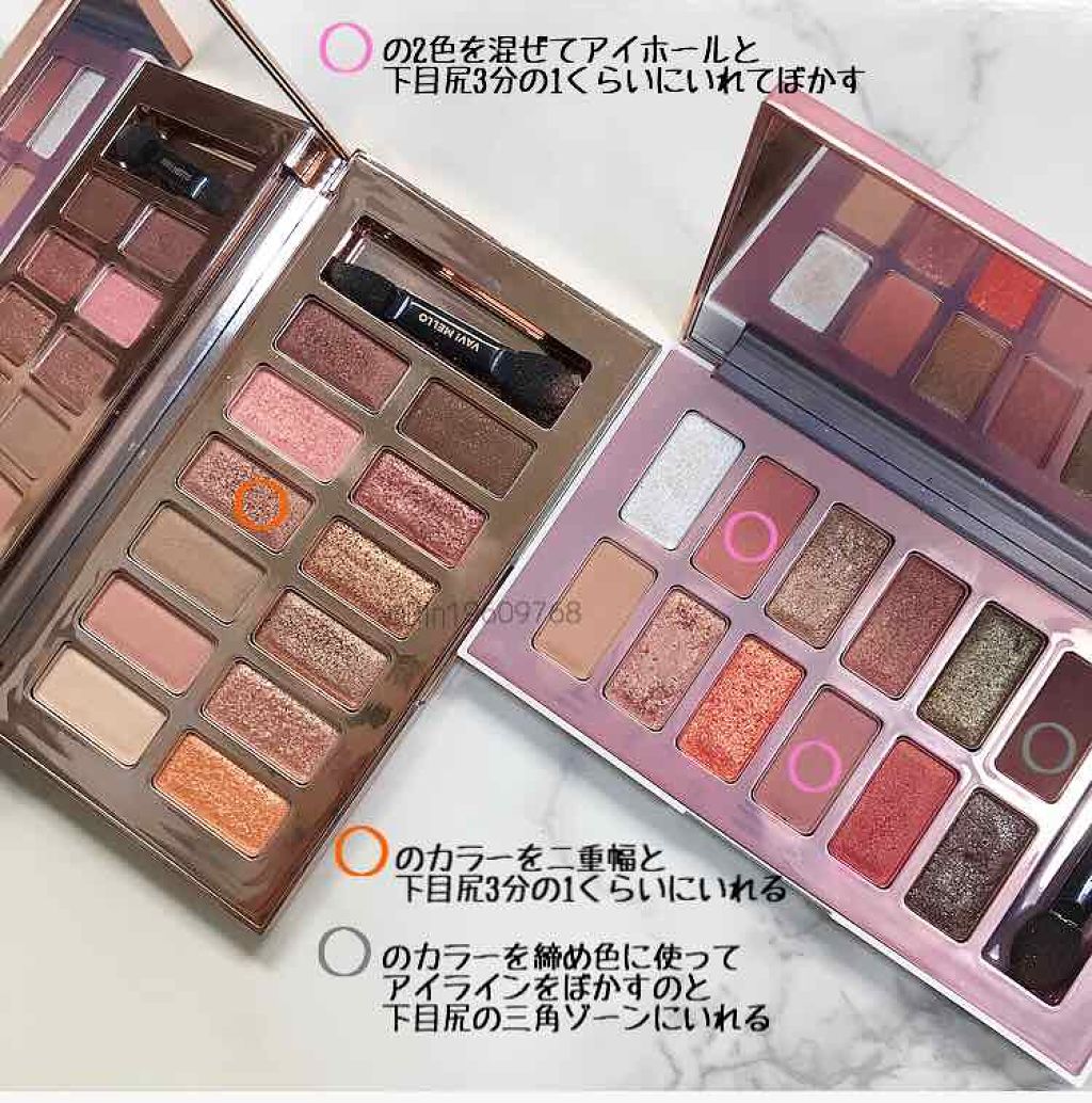 バレンタインボックス/VAVI MELLO/アイシャドウパレットを使ったクチコミ(3枚目)