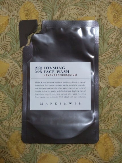 フォーミングフェイスウォッシュ ラベンダー/ローズマリー/MARKS&WEB/泡洗顔を使ったクチコミ(1枚目)
