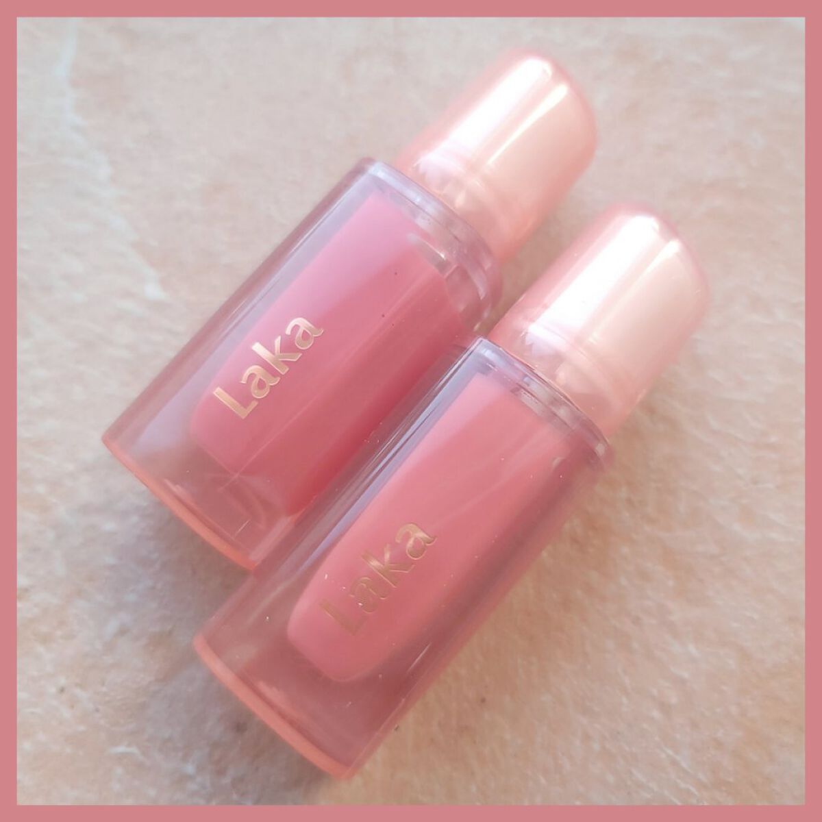 ジェリーイングヌードグロス/Laka/リップグロスを使ったクチコミ（3枚目）