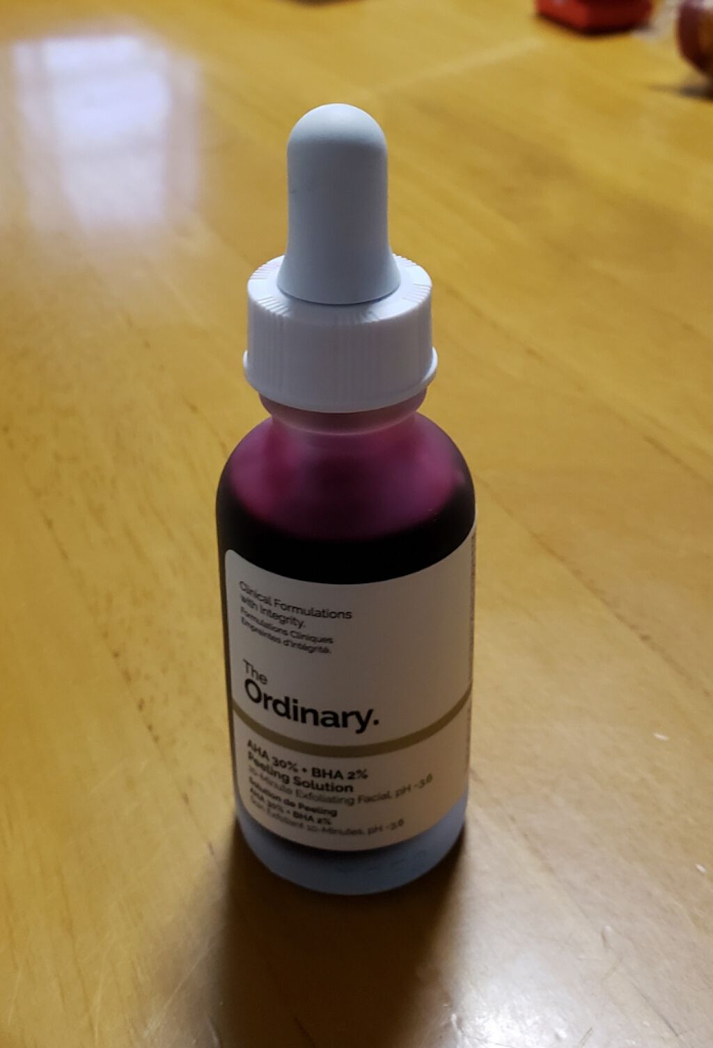 AHA 30% + BHA 2% Peeling Solution/The Ordinary/ピーリングを使ったクチコミ（1枚目）