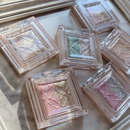 リシェ ダズリング デュオ アイズ/Visée/アイシャドウパレットを使ったクチコミ(4枚目)