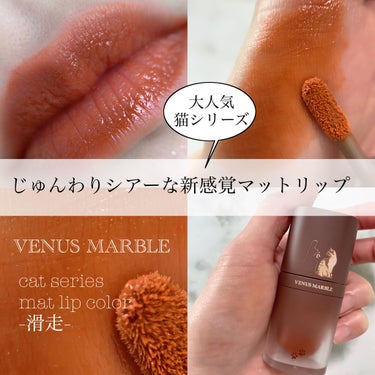 キャットシリーズマットリップカラー/Venus Marble/口紅を使ったクチコミ（1枚目）