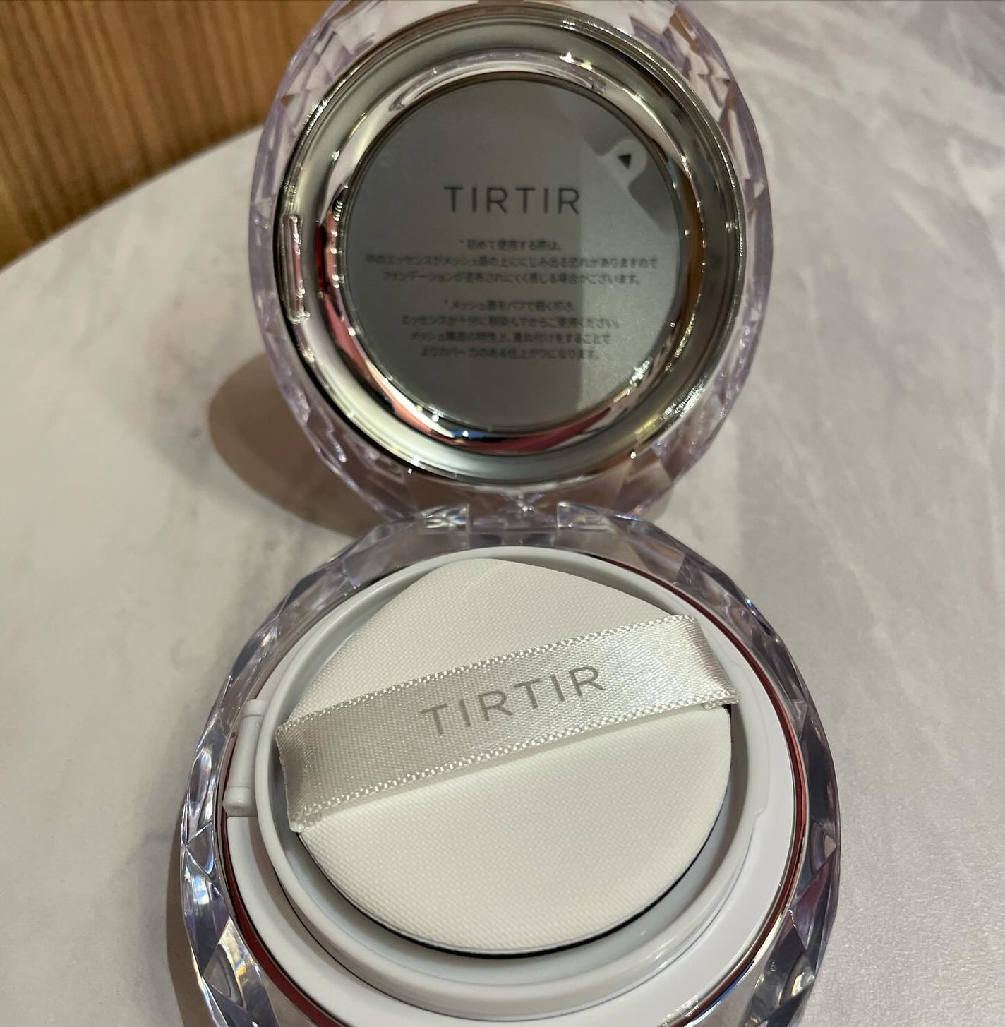 マスクフィット クリスタルメッシュクッション/TIRTIR(ティルティル)/クッションファンデーションを使ったクチコミ(2枚目)
