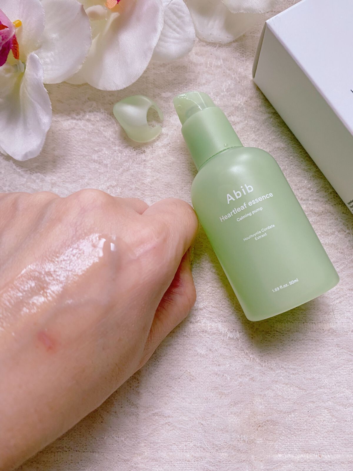 ドクダミ エッセンス カーミングポンプ/Abib /美容液を使ったクチコミ(4枚目)