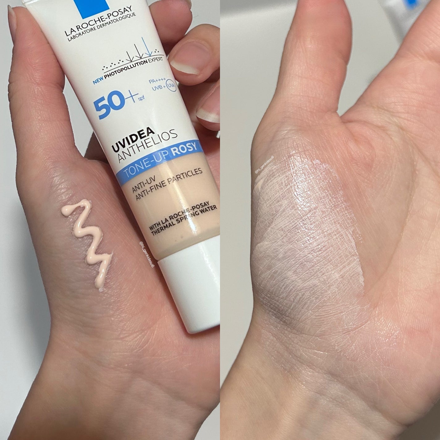 UVイデア XL プロテクショントーンアップ ローズ/ラ ロッシュ ポゼ/日焼け止めクリームを使ったクチコミ(2枚目)