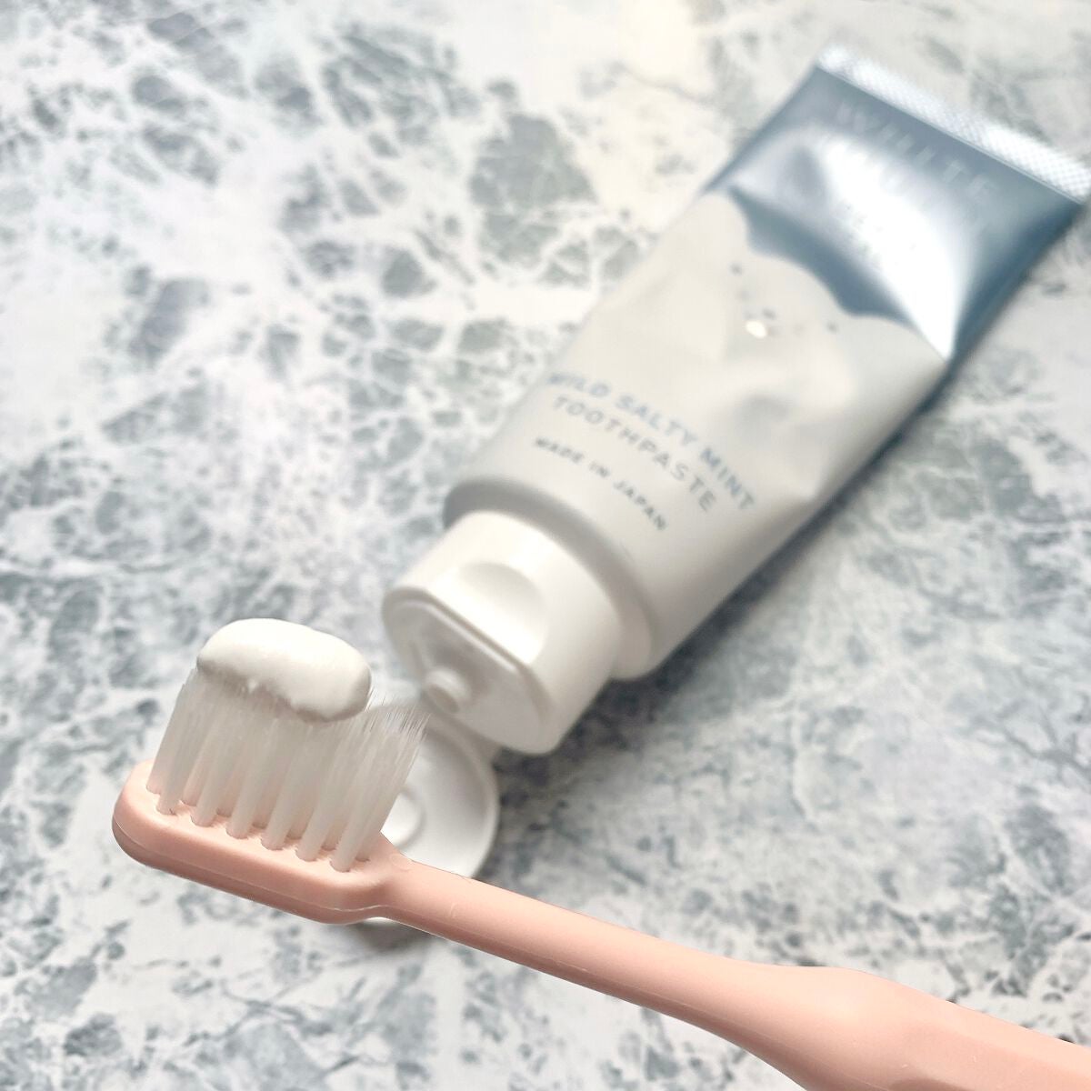 ホワイトマウス デンタルヘルス トゥースペースト マイルドソルティミント/ホワイトマウス/歯磨き粉を使ったクチコミ(2枚目)