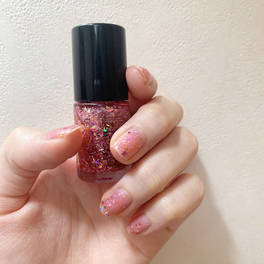 ITGグリッターネイル/DAISO/マニキュアを使ったクチコミ(1枚目)