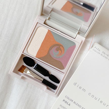 カラーブレンドアイブローマルチパレット/ディエム クルール/パウダーアイブロウを使ったクチコミ(4枚目)