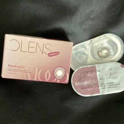 Moodnight 1Month/OLENS/カラーコンタクトレンズを使ったクチコミ(1枚目)