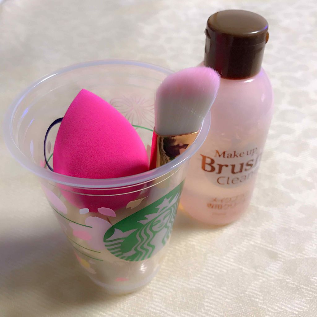 メイクブラシクリーナー/DAISO/その他化粧小物を使ったクチコミ(1枚目)