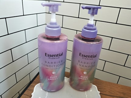 エッセンシャル プレミアム うるおいバリアシャンプー/コンディショナー グロウ&モイスト/エッセンシャル/市販シャンプーを使ったクチコミ(1枚目)