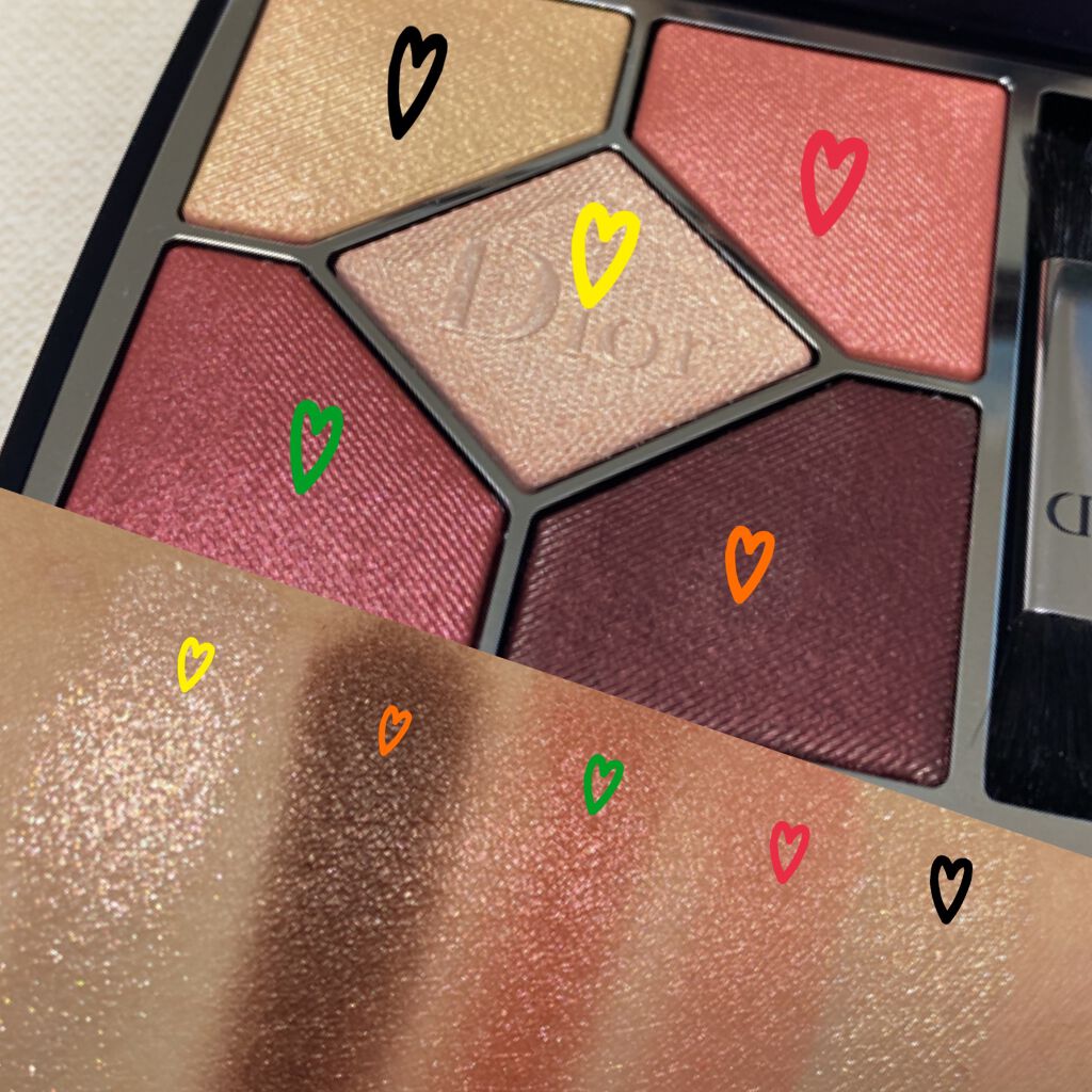 【旧】サンク クルール クチュール/Dior/アイシャドウパレットを使ったクチコミ（3枚目）