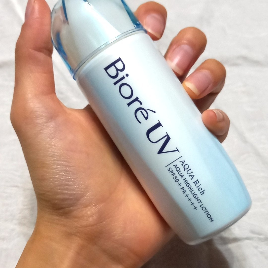 ビオレUV アクアリッチ アクアハイライトローション(水層ハイライトUV)/ビオレ/日焼け止めローションを使ったクチコミ(2枚目)